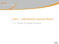 Part 2 - International Corporate Finance PowerPoint PPT Presentation