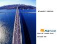 ATA INVEST PROFILE PowerPoint PPT Presentation