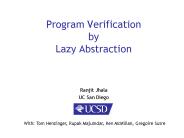Program Verification by Lazy Abstraction
