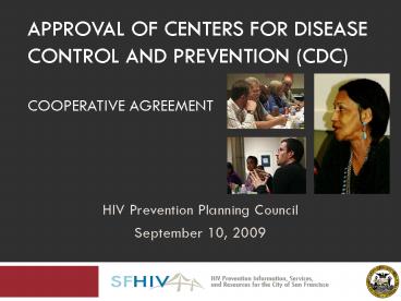 Approval of Centers for Disease Control and prevention CDC Cooperative ...