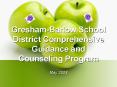 GreshamBarlow School District Comprehensive Guidance and Counseling Program May 2008 PowerPoint PPT Presentation