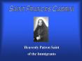 Saint Frances Cabrini PowerPoint PPT Presentation