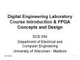 Digital Engineering Laboratory Course Introduction PowerPoint PPT Presentation