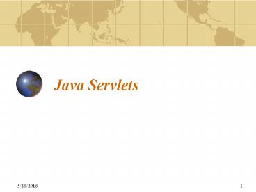 PPT – Java Servlets PowerPoint presentation | free to download - id ...