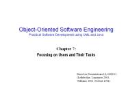 Focusing on Users and Their Tasks