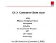 Ch 3: Consumer Behaviour PowerPoint PPT Presentation