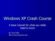 Windows XP Crash Course