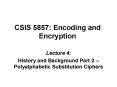CSIS 5857: Encoding and Encryption PowerPoint PPT Presentation