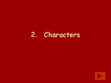 PPT – 2' Characters PowerPoint presentation | free to download - id ...