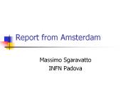 Report from Amsterdam