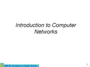 Introduction to Computer Networks