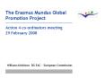 The Erasmus Mundus Global Promotion Project PowerPoint PPT Presentation