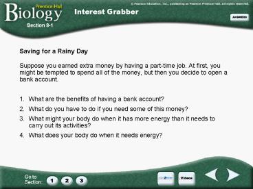 Saving for a Rainy Day