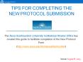 Tips for Completing the New Protocol Submission PowerPoint PPT Presentation