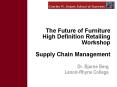 The Future of Furniture High Definition Retailing Workshop  Supply Chain Management PowerPoint PPT Presentation