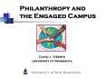 Philanthropy and the Engaged Campus PowerPoint PPT Presentation