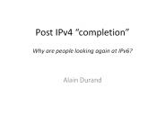 Post IPv4 