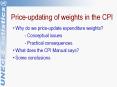 Price-updating of weights in the CPI PowerPoint PPT Presentation
