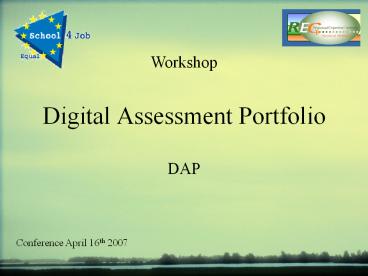 Digital Assessment Portfolio