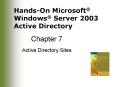Active Directory Sites PowerPoint PPT Presentation