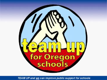 TEAM UP Oregon