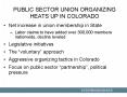 PUBLIC SECTOR UNION ORGANIZING HEATS UP IN COLORADO PowerPoint PPT Presentation