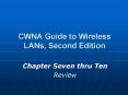CWNA Guide to Wireless LANs, Second Edition PowerPoint PPT Presentation