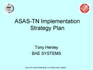 ASASTN Implementation Strategy Plan
