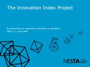 Brainstorming on measuring innovation on education