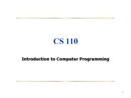 CS 110