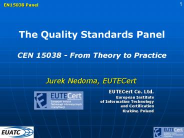 Translations into CEE languages prospects and menaces