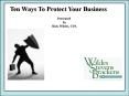 Ten Ways To Protect Your Business PowerPoint PPT Presentation