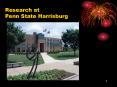Research at Penn State Harrisburg PowerPoint PPT Presentation