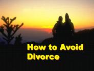 How to Avoid Divorce