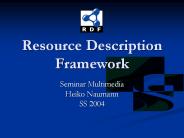Resource Description Framework