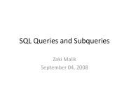 SQL Queries and Subqueries