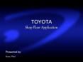 TOYOTA Shop Floor Application PowerPoint PPT Presentation