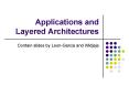 Applications and Layered Architectures PowerPoint PPT Presentation