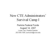 New CTE Administrators