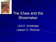 The Elves and the Shoemaker