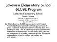 Lakeview Elementary School GLOBE Program PowerPoint PPT Presentation