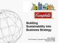 Building Sustainability into Business Strategy PowerPoint PPT Presentation
