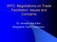 WTO Negotiations on Trade Facilitation: Issues and Concerns PowerPoint PPT Presentation
