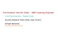The Emperor Has No Cloak WEP Cloaking Exposed PowerPoint PPT Presentation