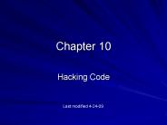 Hacking Code