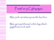 Prawf ar y Cyfryngau