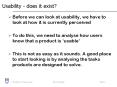 Usability - does it exist? PowerPoint PPT Presentation