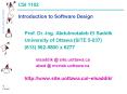 CSI 1102  Introduction to Software Design PowerPoint PPT Presentation