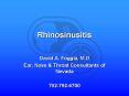 Rhinosinusitis PowerPoint PPT Presentation