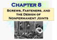Mechanical Engineering Design Chapter 8 PowerPoint PPT Presentation